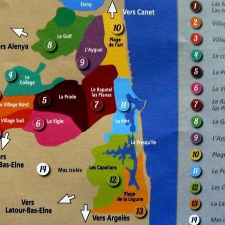 Spacieux T2 Avec Parking Privatif Proche Du Port Et De La Plage-4rm217 * Saint-Cyprien (Pyrenees-Orientales)